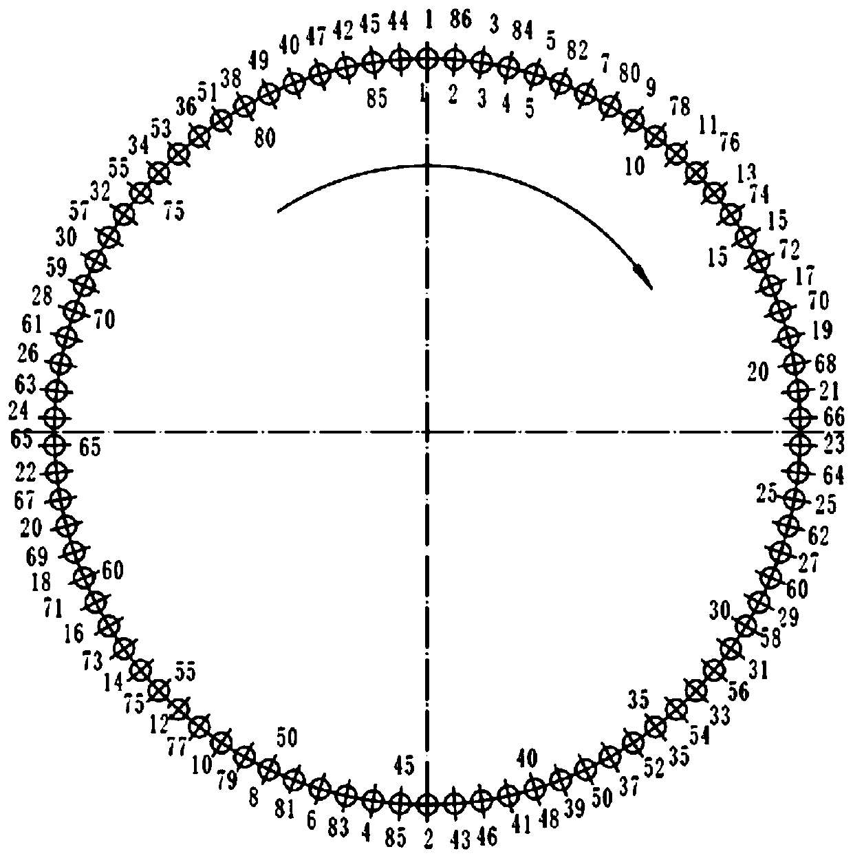 Turbine blade assembling method