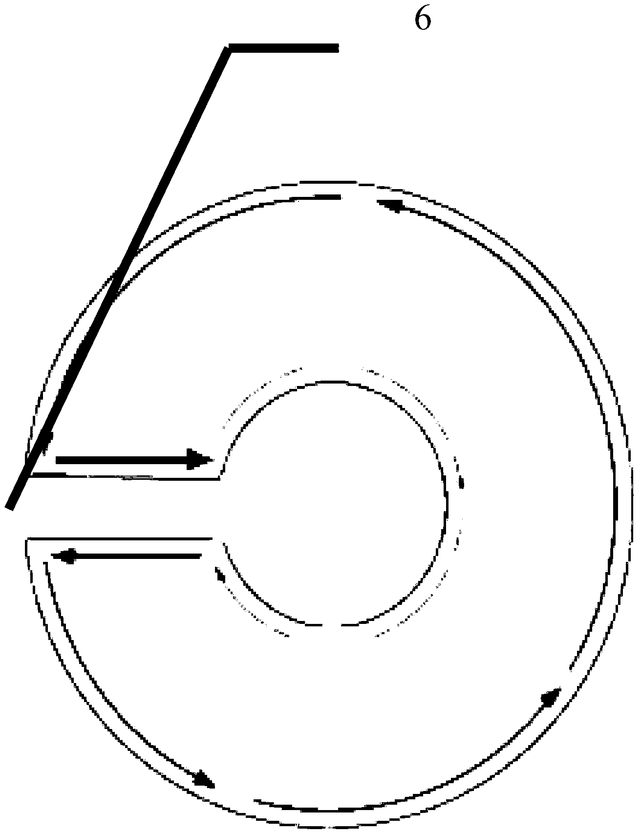 Magnetic pulse asymmetric magnetic collection device for special-shaped pipe fitting