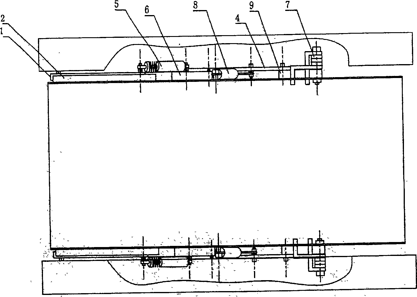 Deformed crawler belt system