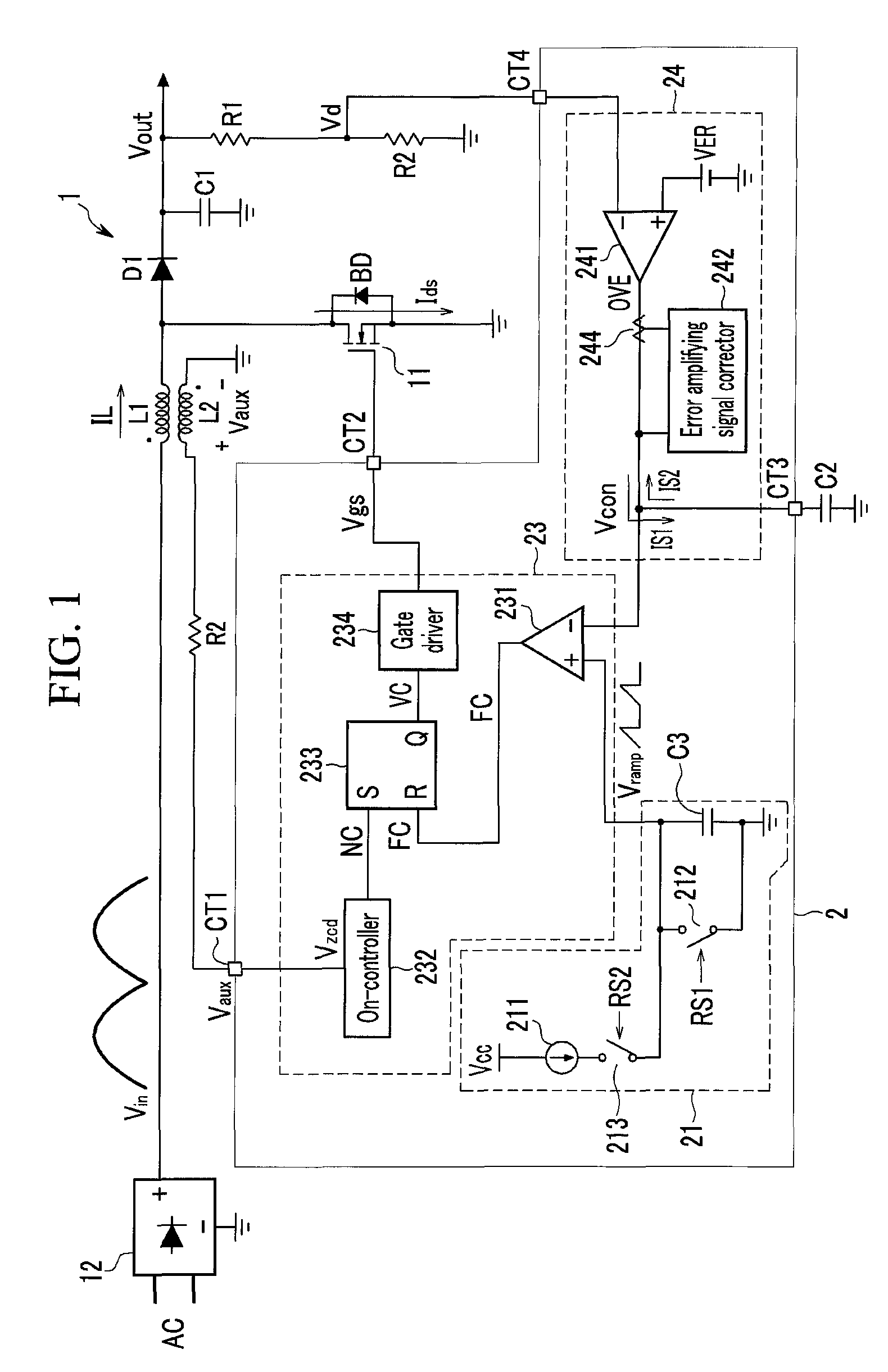 Power factor correction circuit and driving method thereof