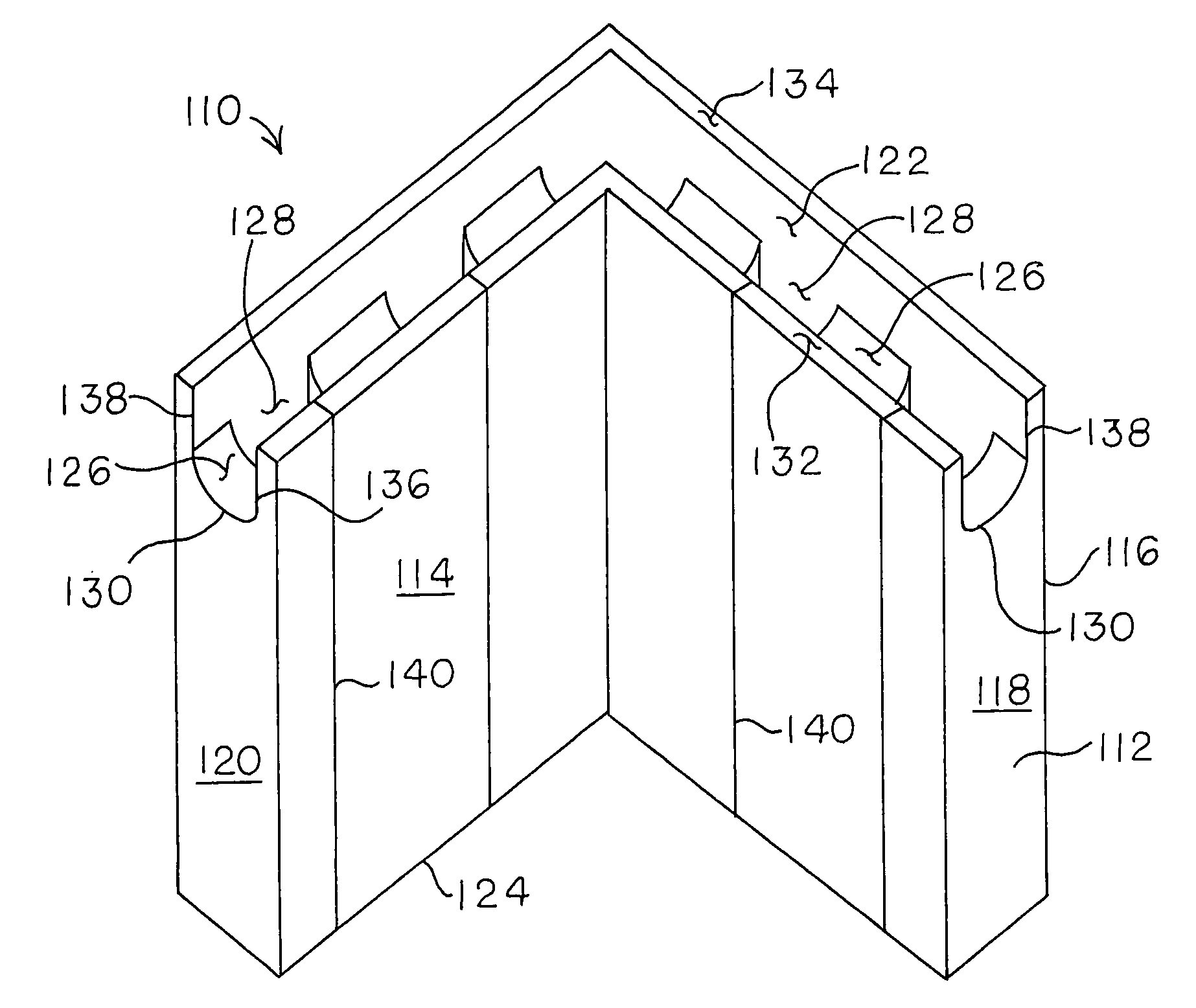 Insulated concrete form