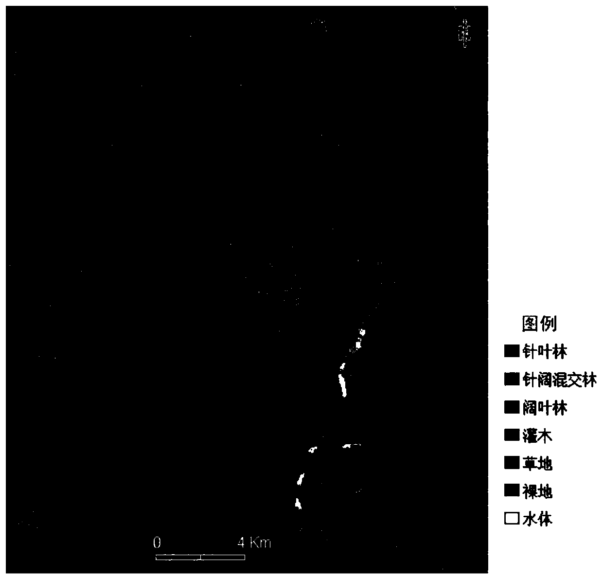 Overground vegetation ecological water quantitative inversion method based on remote sensing technology