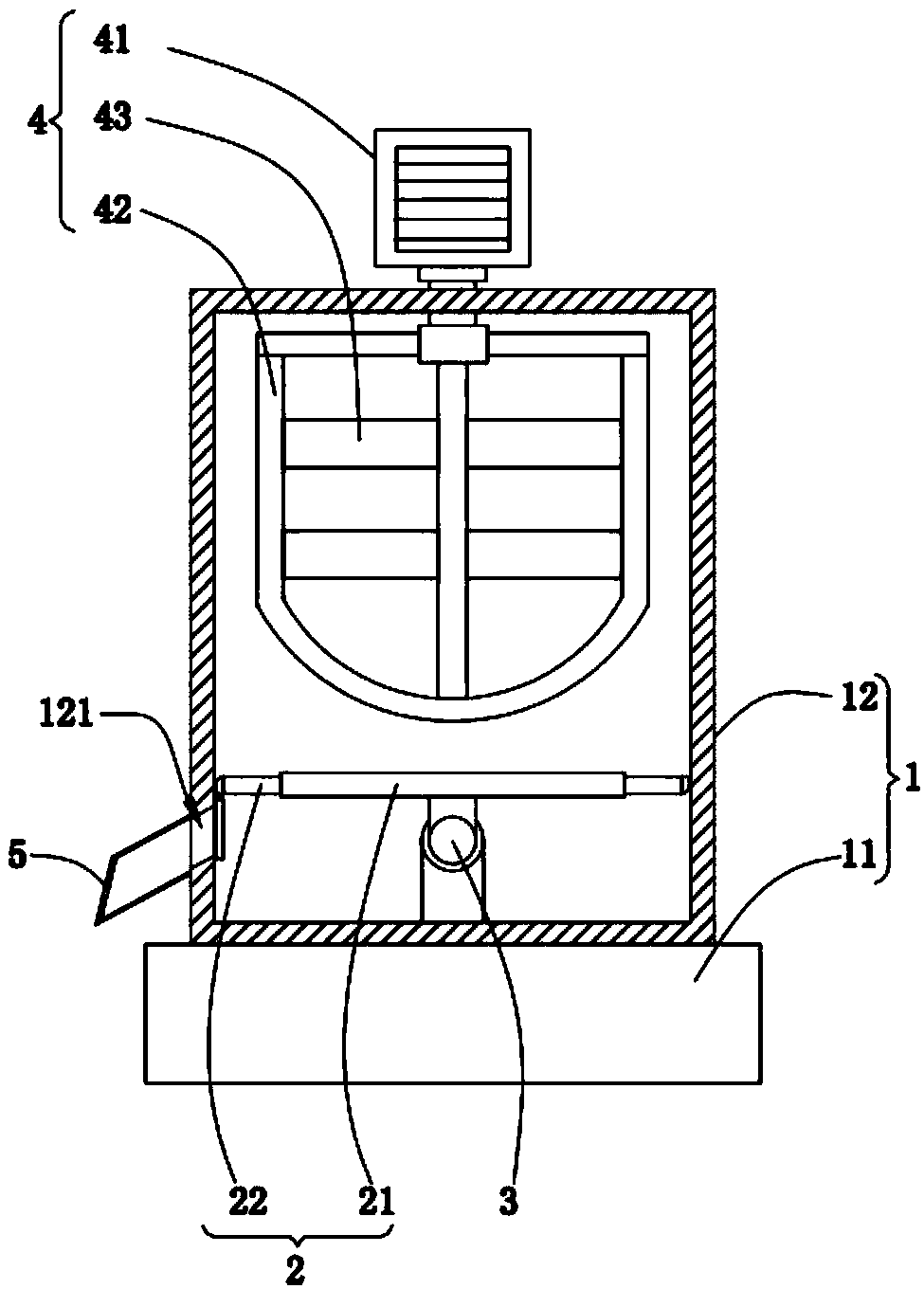 Device for preparing glaze for ceramic