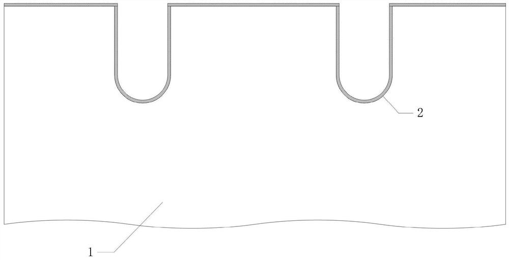 A process method for improving the performance of trench mos structure schottky diode