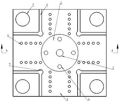 Special pedestal structure of placement rack for sterilization device