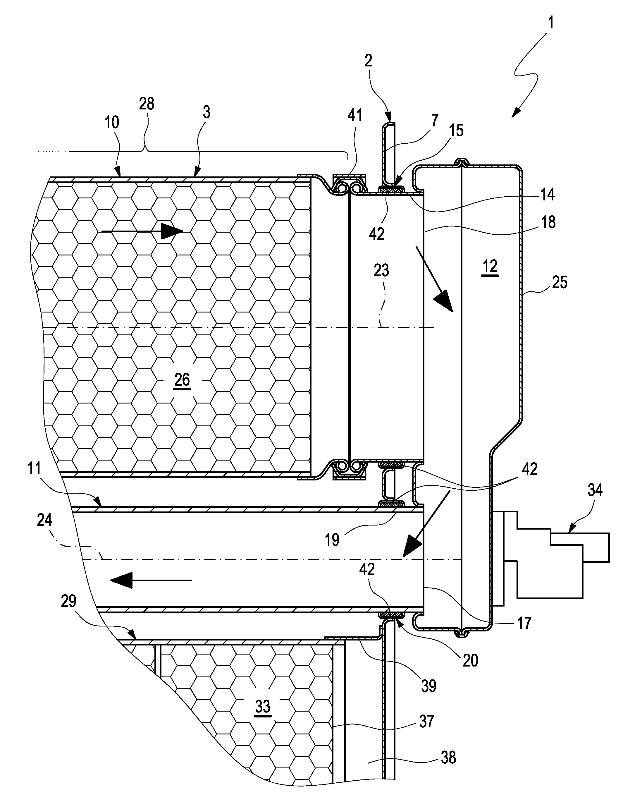 Sliding Seat And Exhaust Gas Treatment Facility