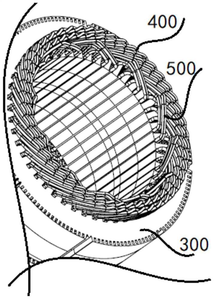 Motor stator and motor using same