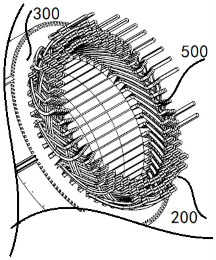 Motor stator and motor using same