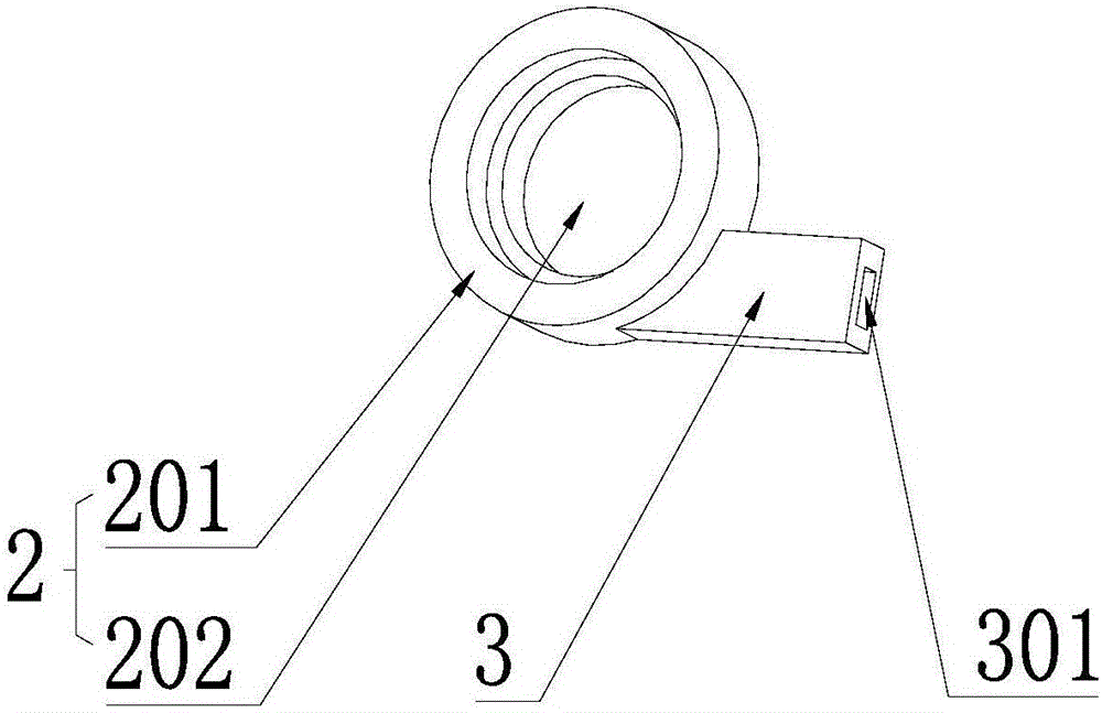 Wind noise prevention microphone and earphone line control device