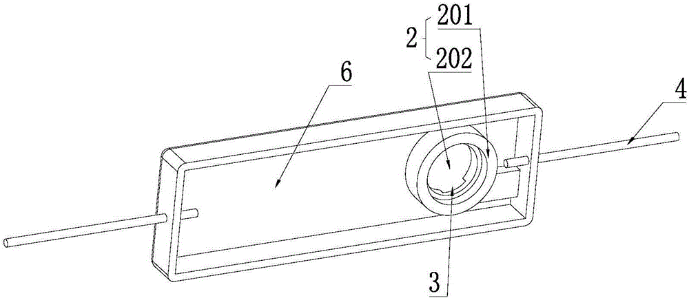 Wind noise prevention microphone and earphone line control device