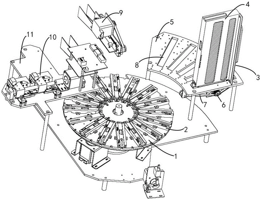 Automatic rotary-disc type fluorescence detector