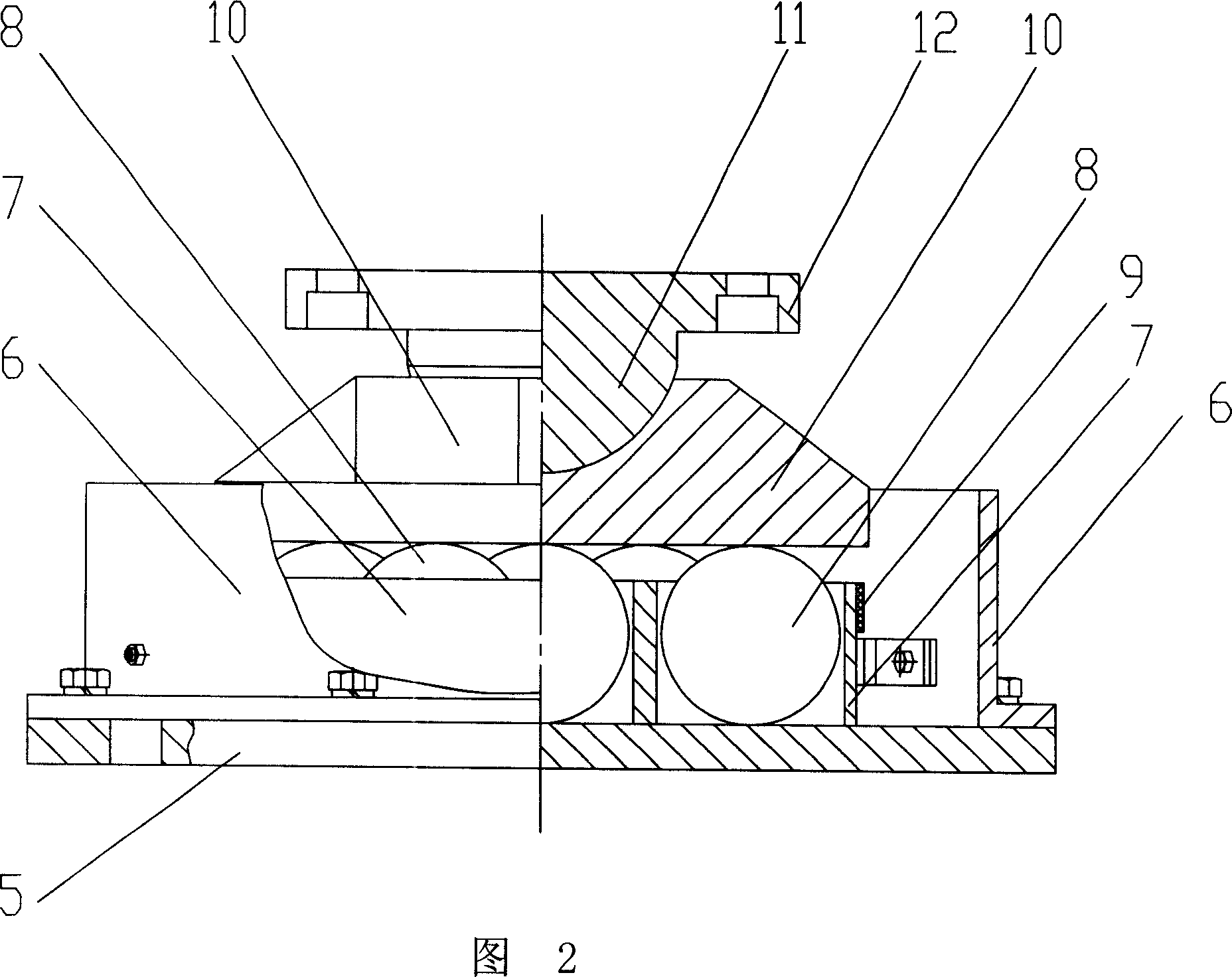 Rail vehicle truck parameter measuring table