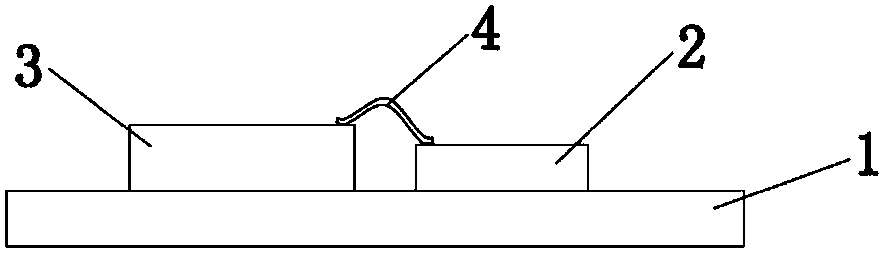 Connection structure and connection method of chip