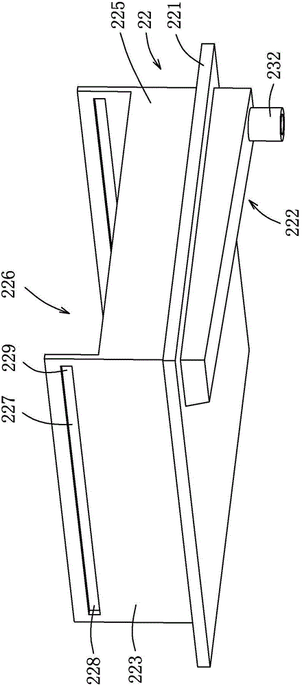 Device with scraping mechanism, and three-dimensional printer