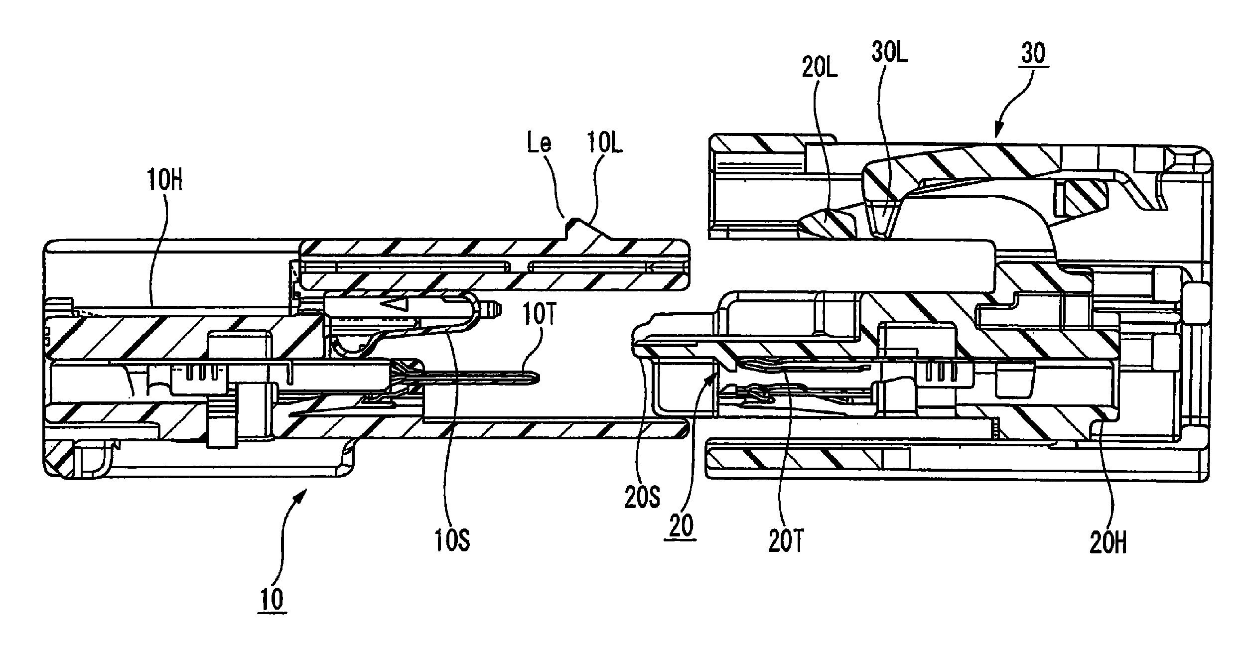 Incomplete fitting prevention connector