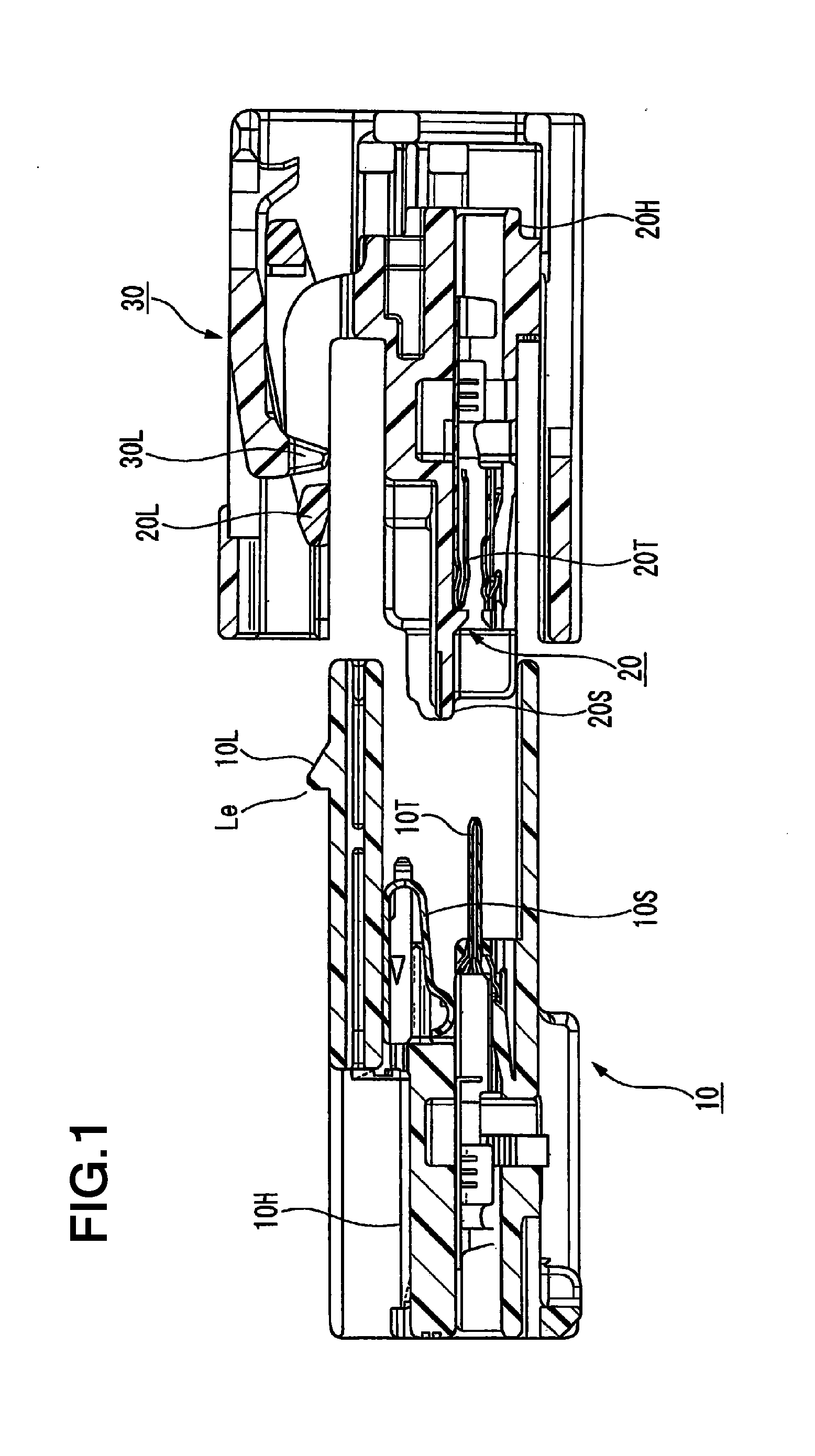 Incomplete fitting prevention connector