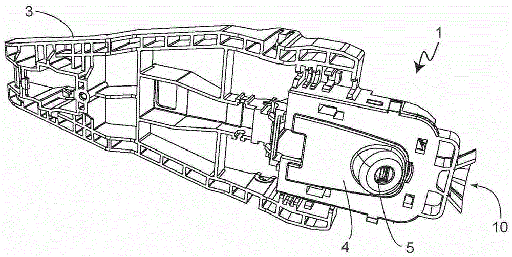 Vehicle door handle facility