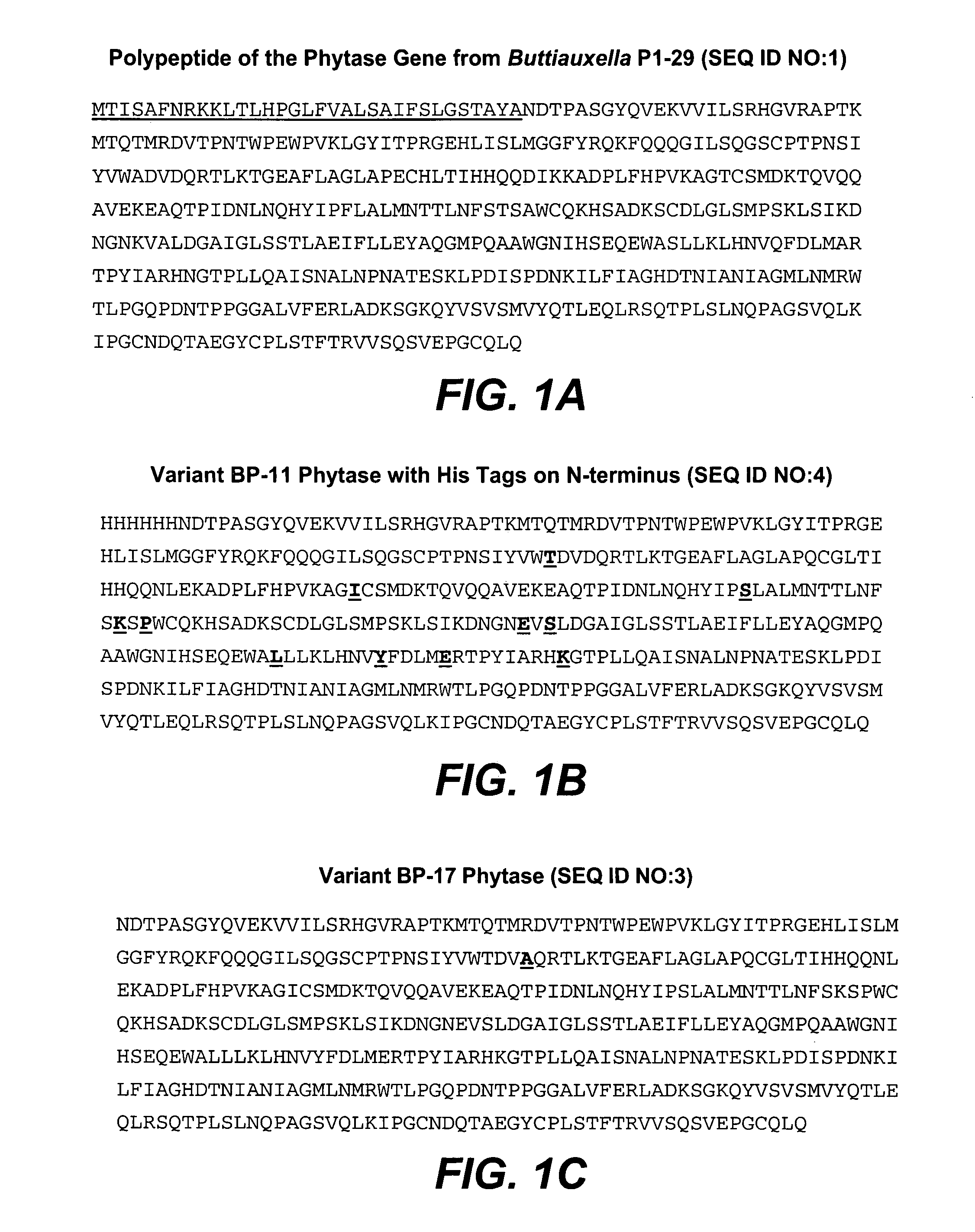 Variant Buttiauxella sp. phytases having altered properties