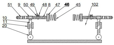 Chemical coating stirring device