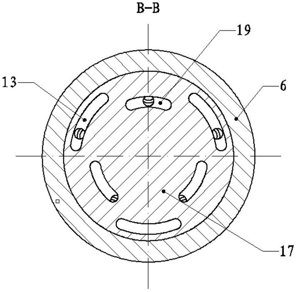 End cam driving type axial plunger pump adopting rotating window oil distribution