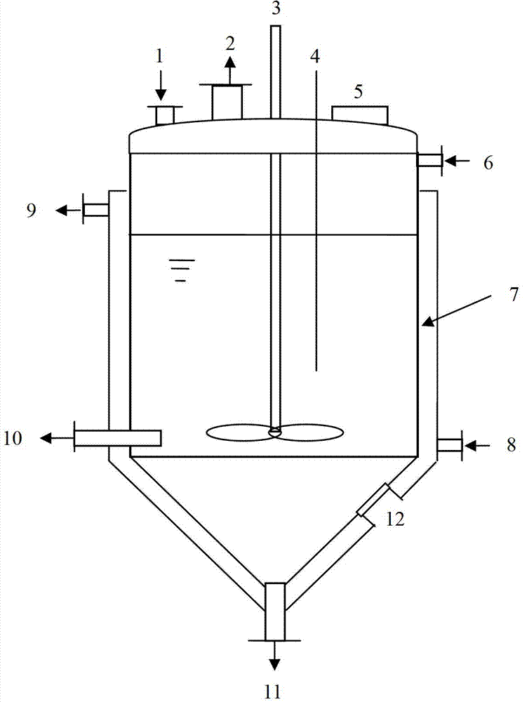 Dissolution tank for drug level benzoic acid production and operation method