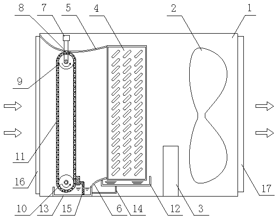 Pre-wetting type outdoor air conditioner