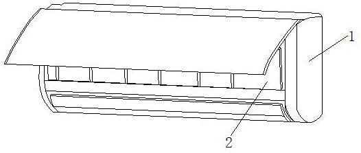 An air conditioner filter that is easy to disassemble