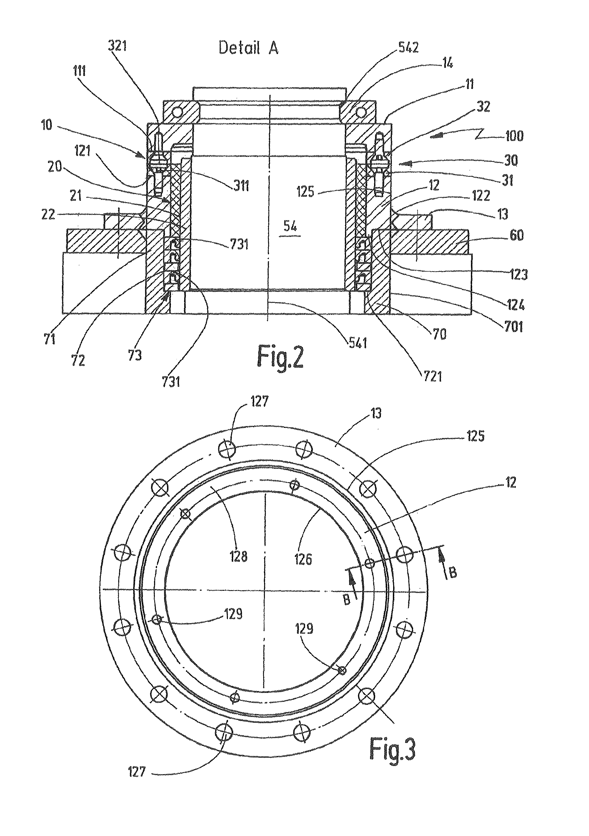 Upper rudder carrier bearing