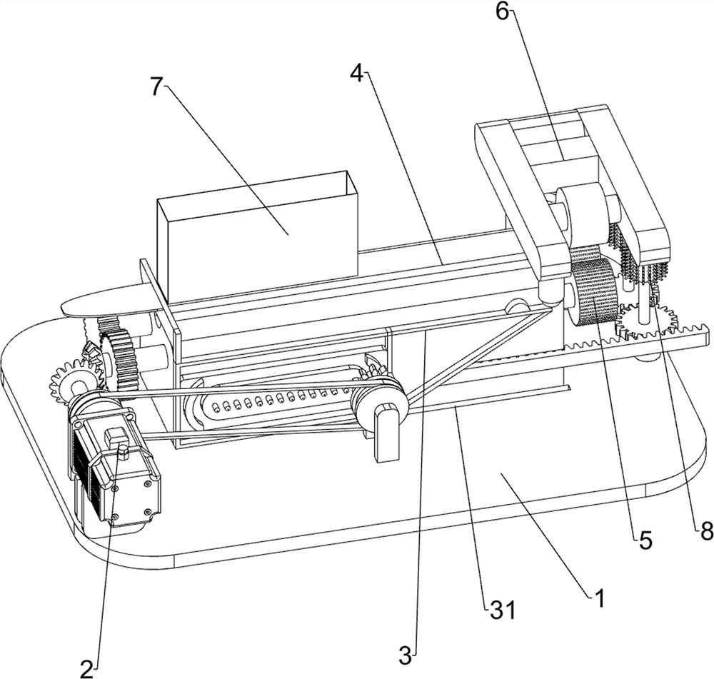 A device for removing green skin of Luohan bamboo for civilian use