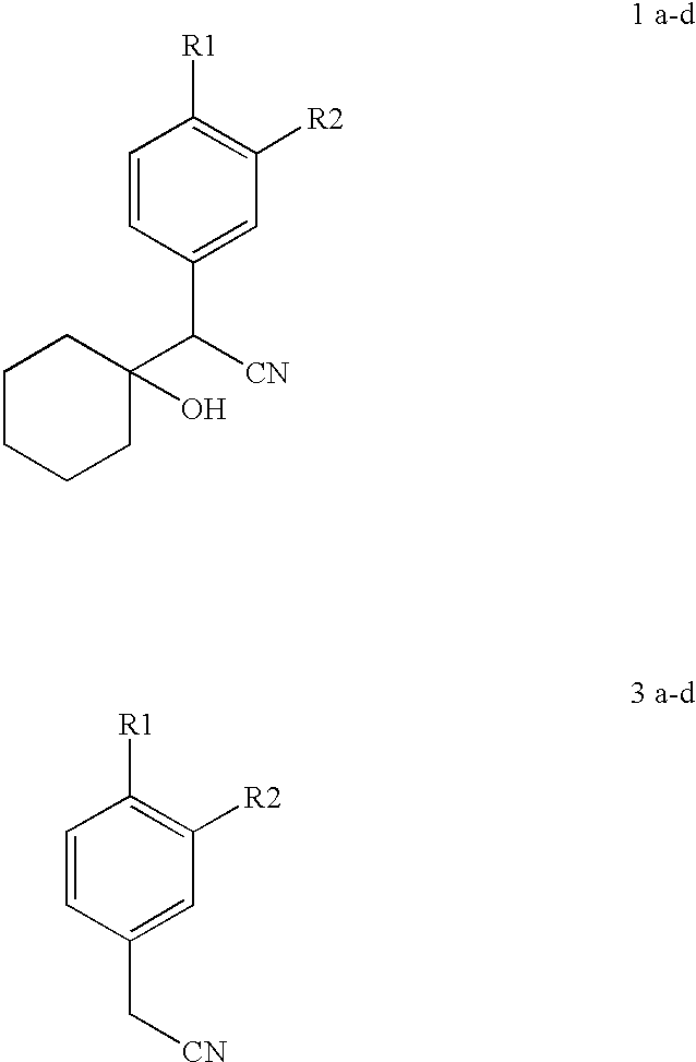 Process for the preparation of 1-[cyano(aryl)methyl] cyclohexanol