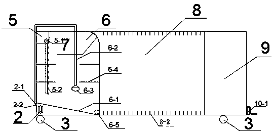 Mobile box type river and lake water defluorination device