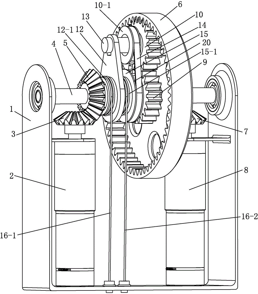 Double-motor parallelly-driven human body activity assisting device