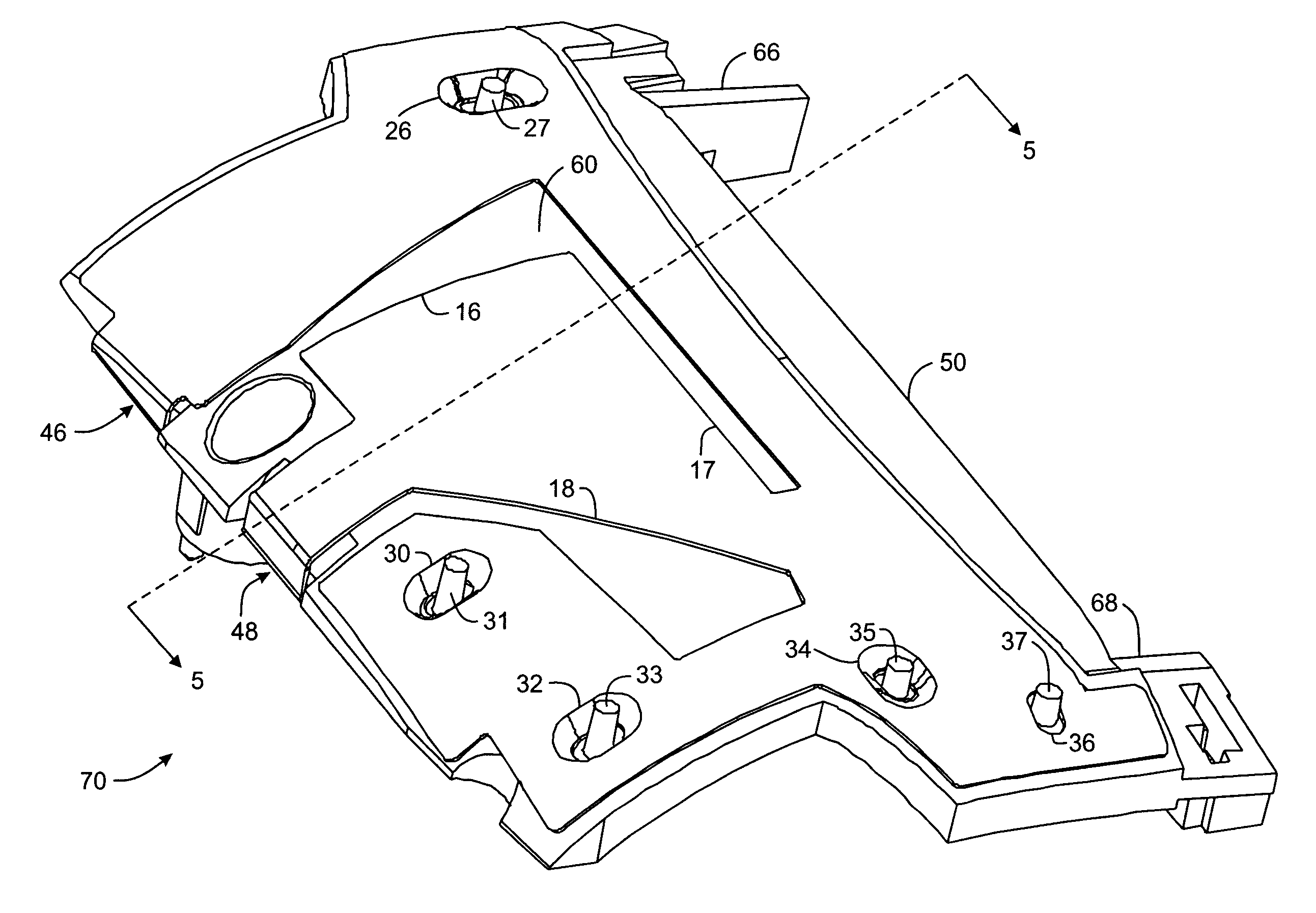 Antenna with multiple-band patch and slot structures