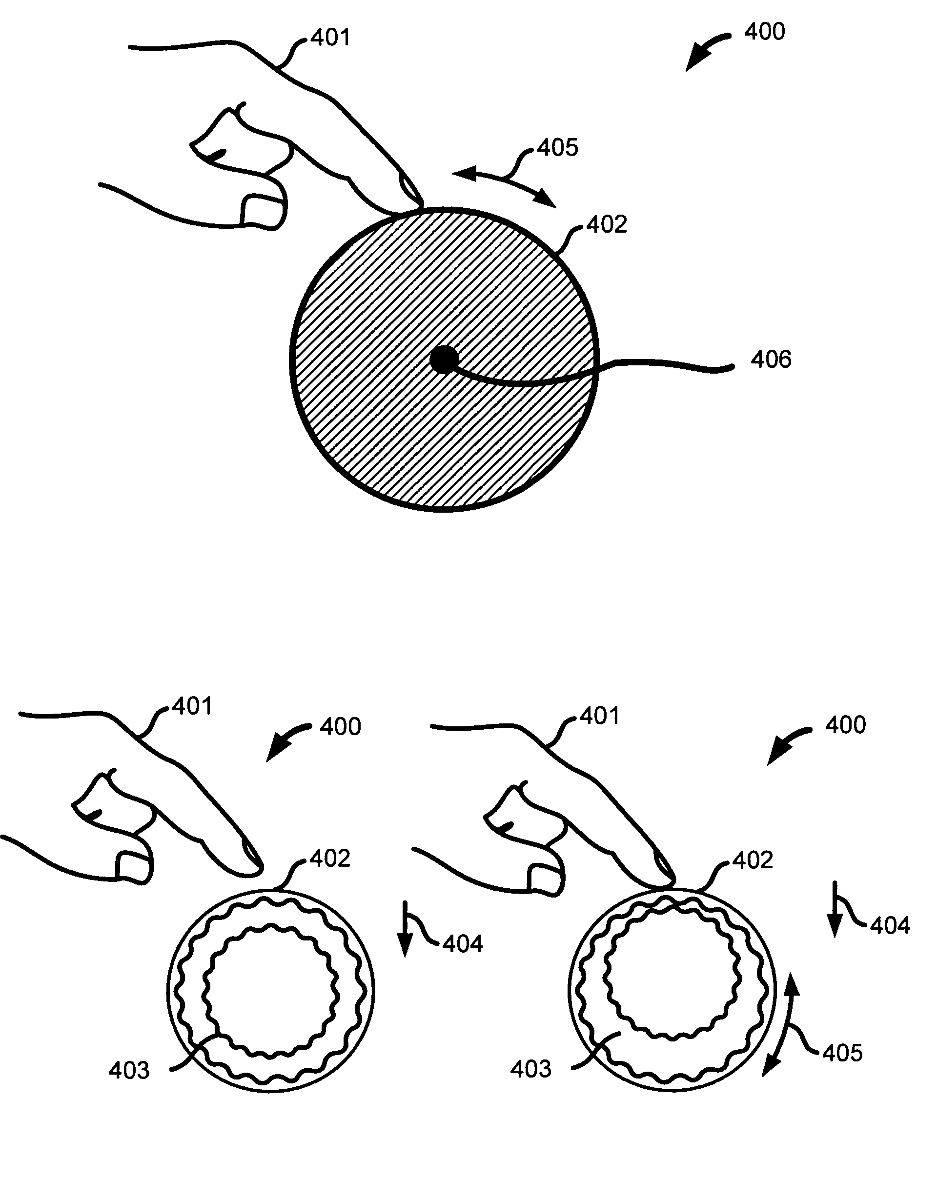 Haptic interface including clutch control