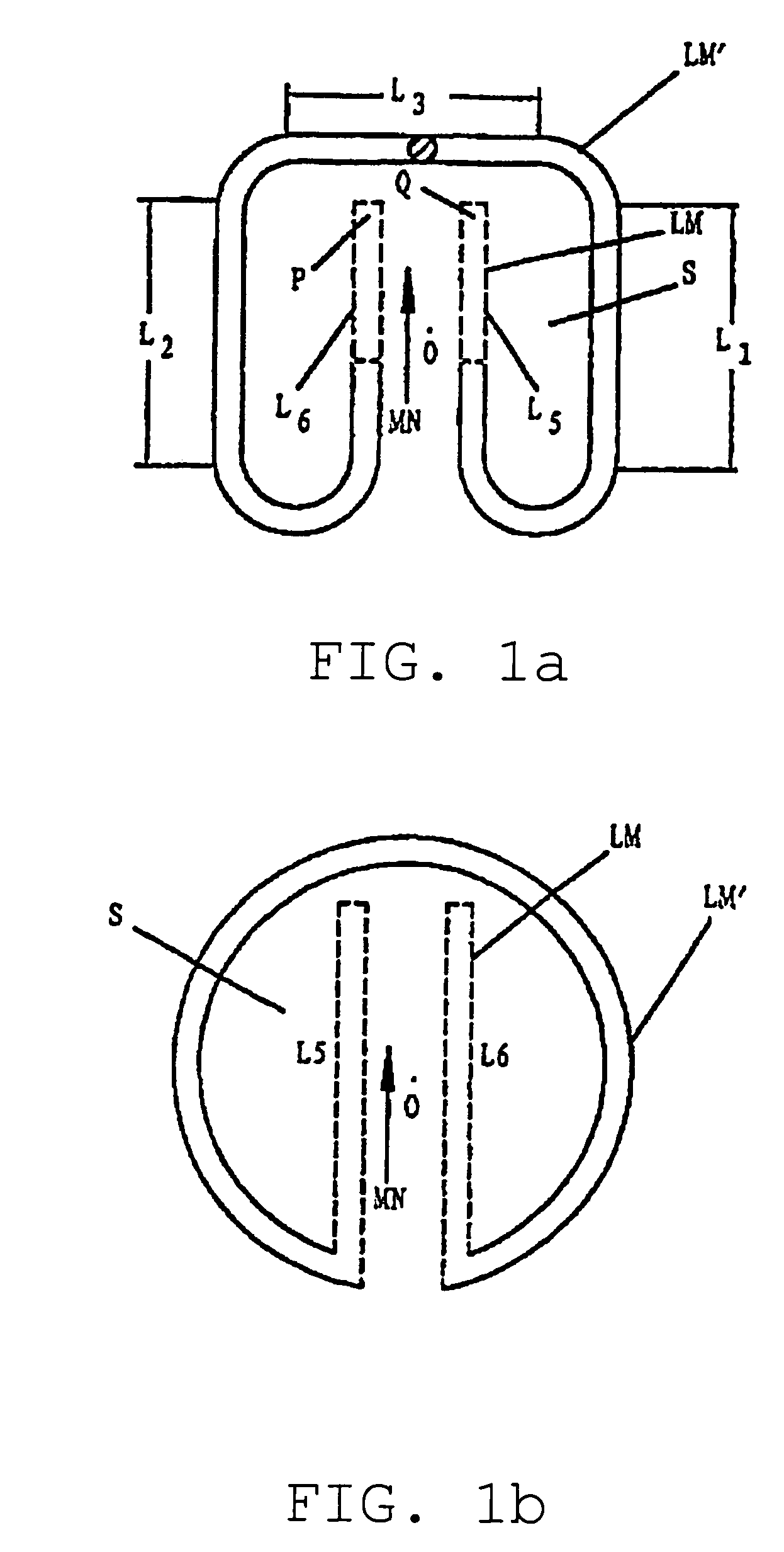 Eccentric planar fluorescent tube