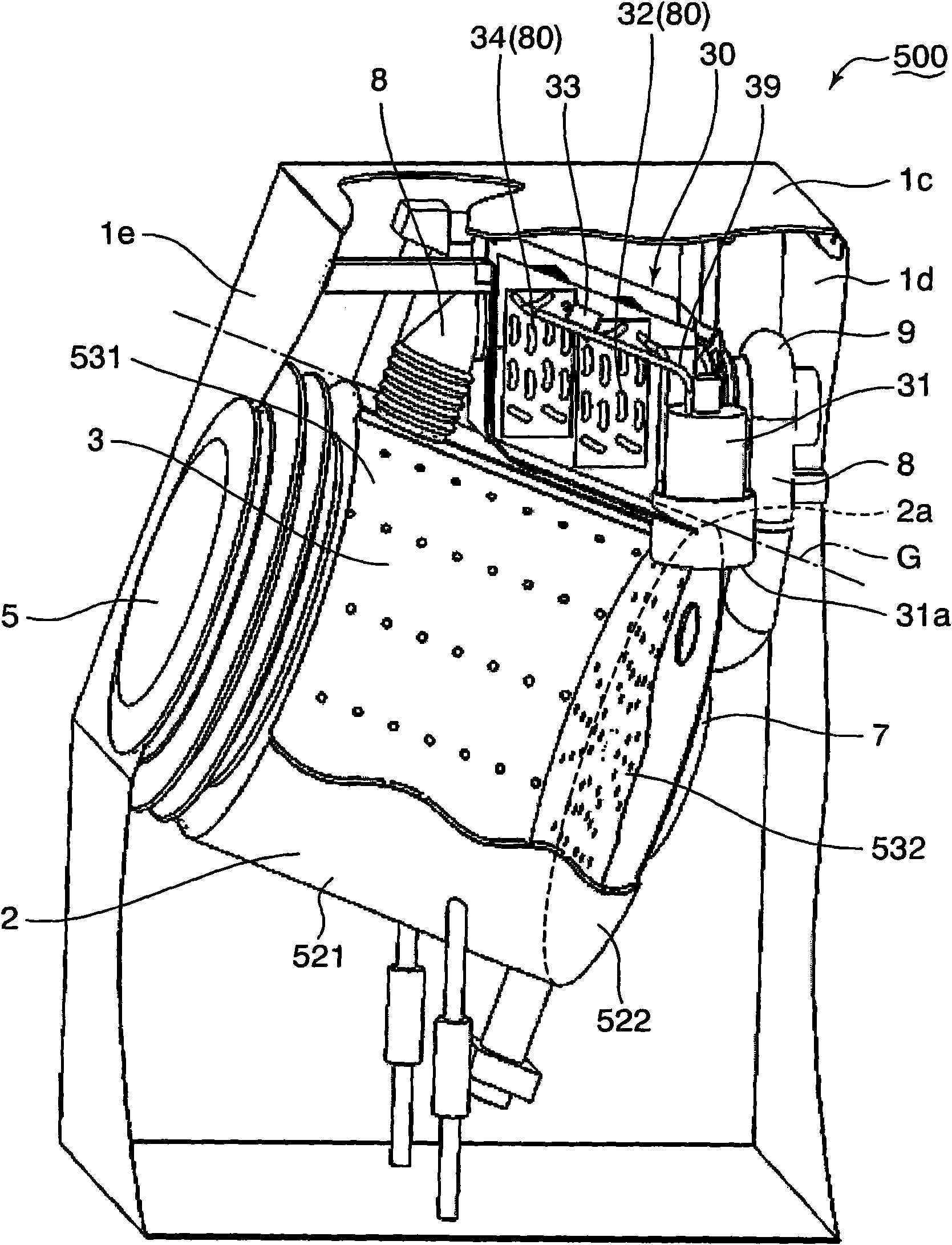 Laundry machine and washing and drying machine