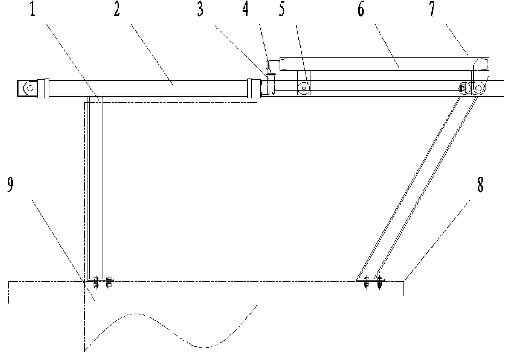 Automatic rain-shielding device of larrybin