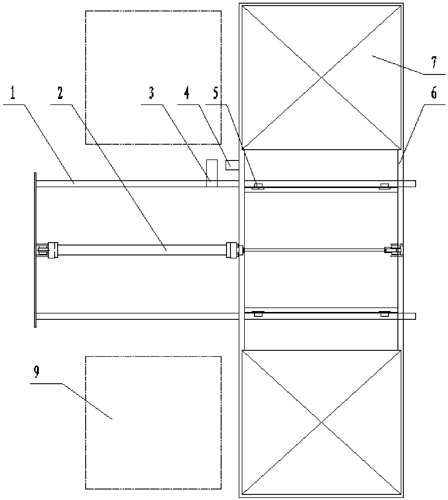 Automatic rain-shielding device of larrybin