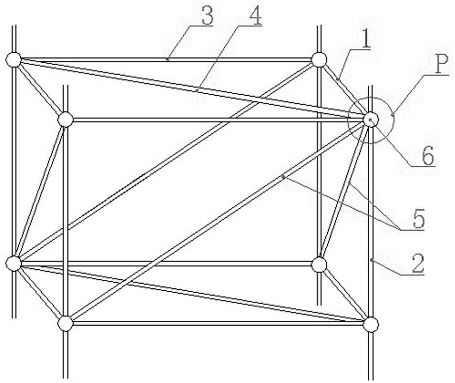 Novel steel tube scaffold