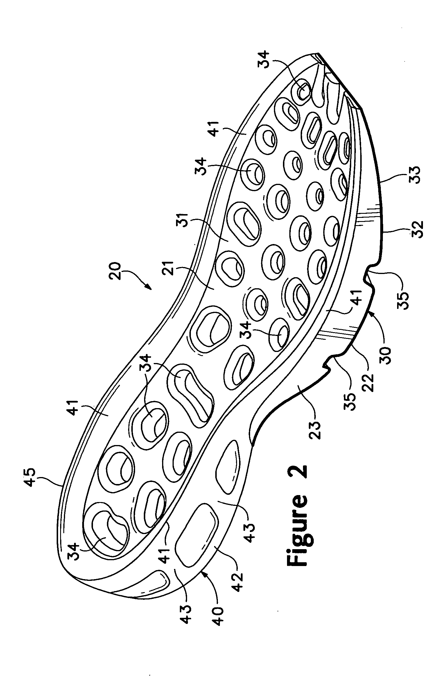 Fluid-filled baldder with a reinforcing structure