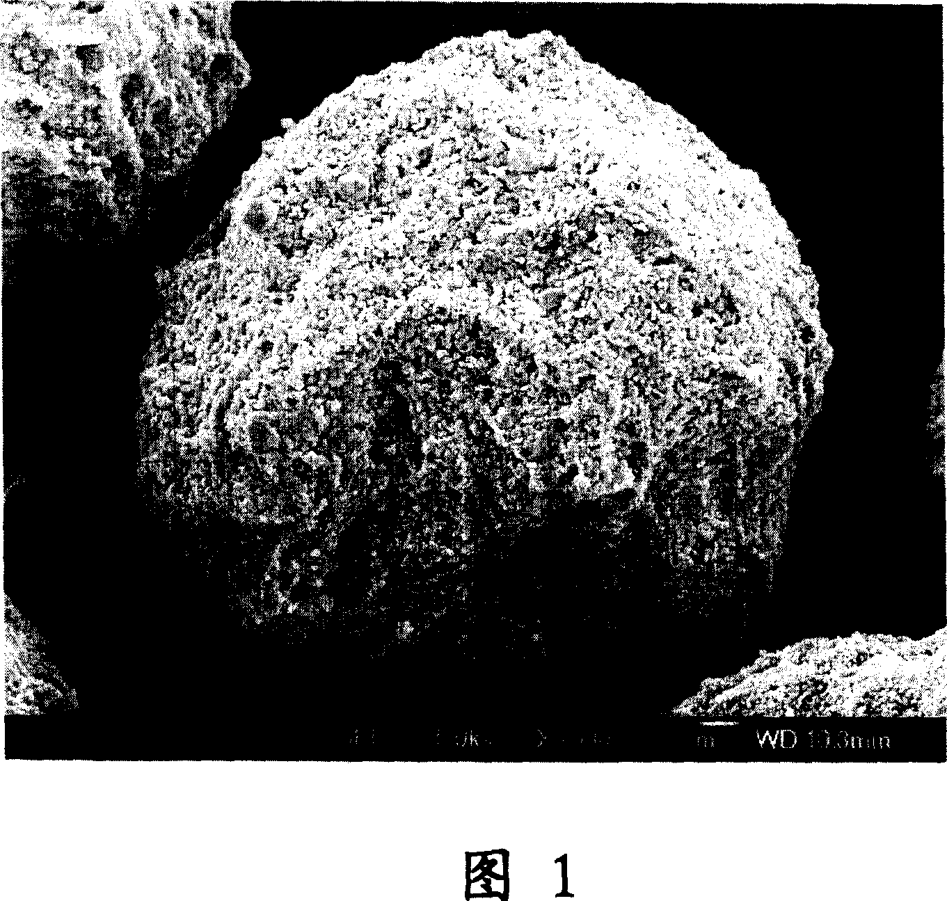 Compound material of anode fit for producing secondary battery and its produced battery