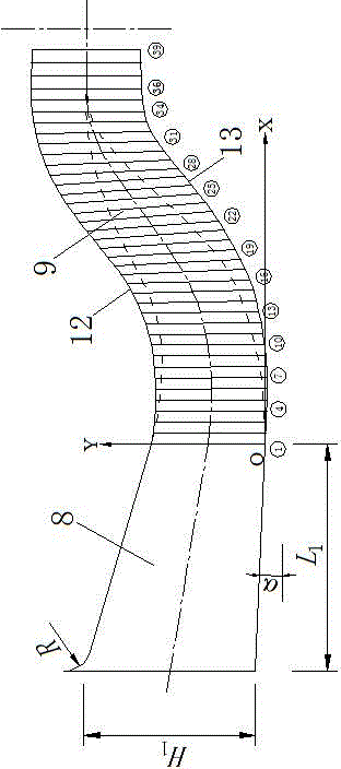 Excellent-performance upper-lying type axial flow pump device for motor and application method thereof