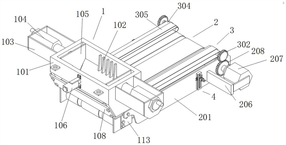 Cash depositing and withdrawing mechanism of financial self-service equipment