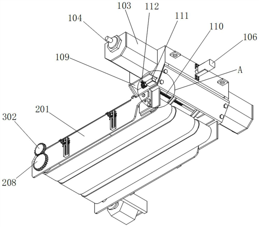 Cash depositing and withdrawing mechanism of financial self-service equipment