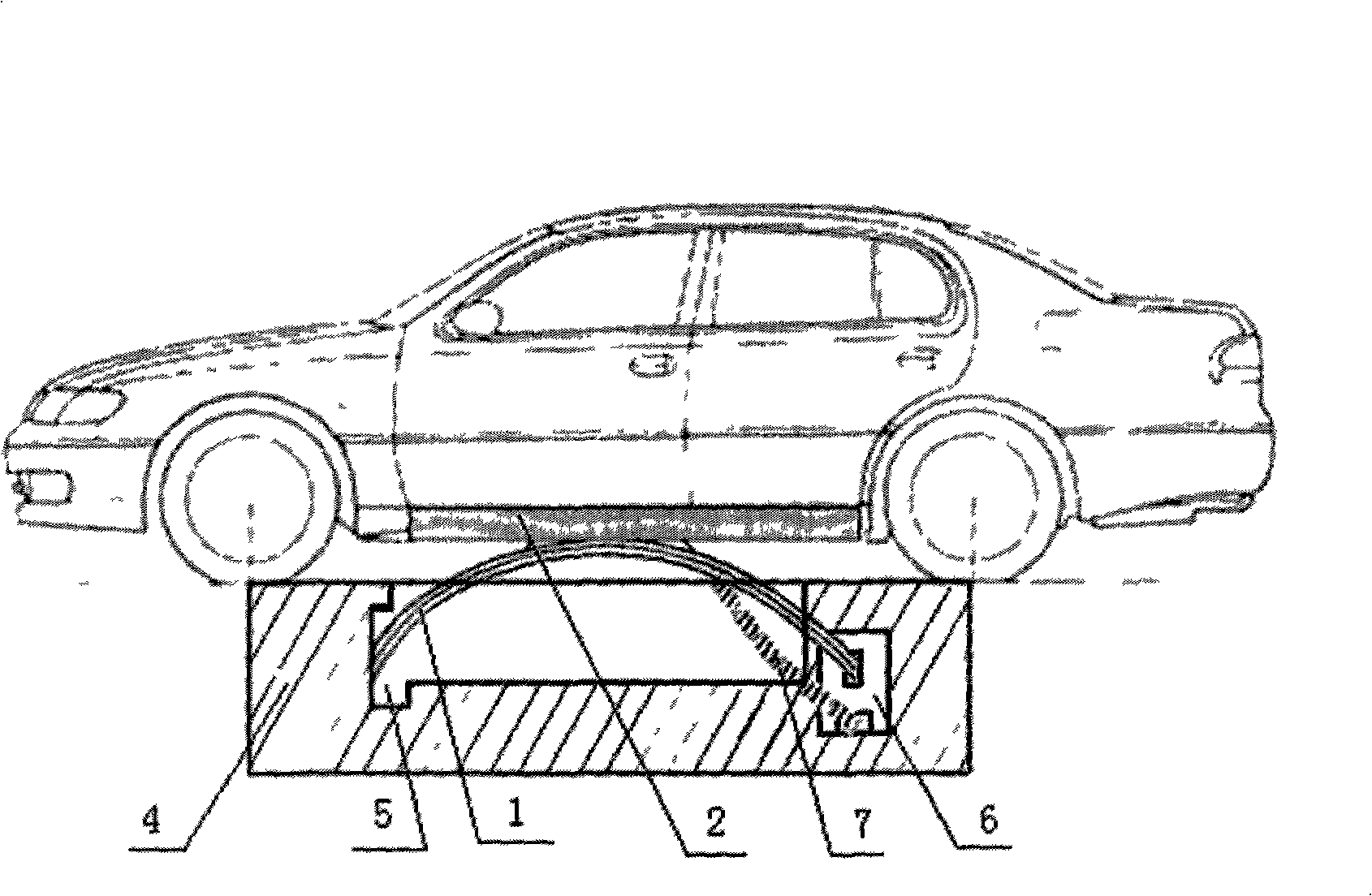 City electric car power supply fast supply system based on super capacitor