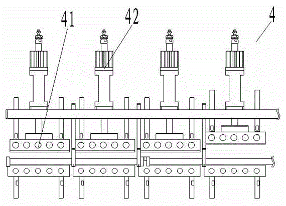 Machining device and machining technology for glass sheet hot bending molding