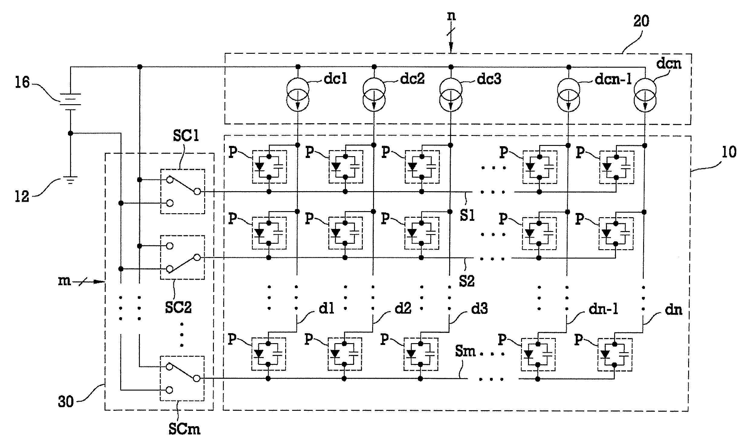 Method of compensating for channel interference of display apparatus and device for controlling driving of data signal