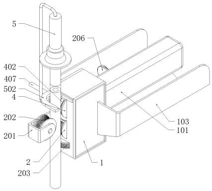 Handheld electric welding gun with automatic welding rod supply structure