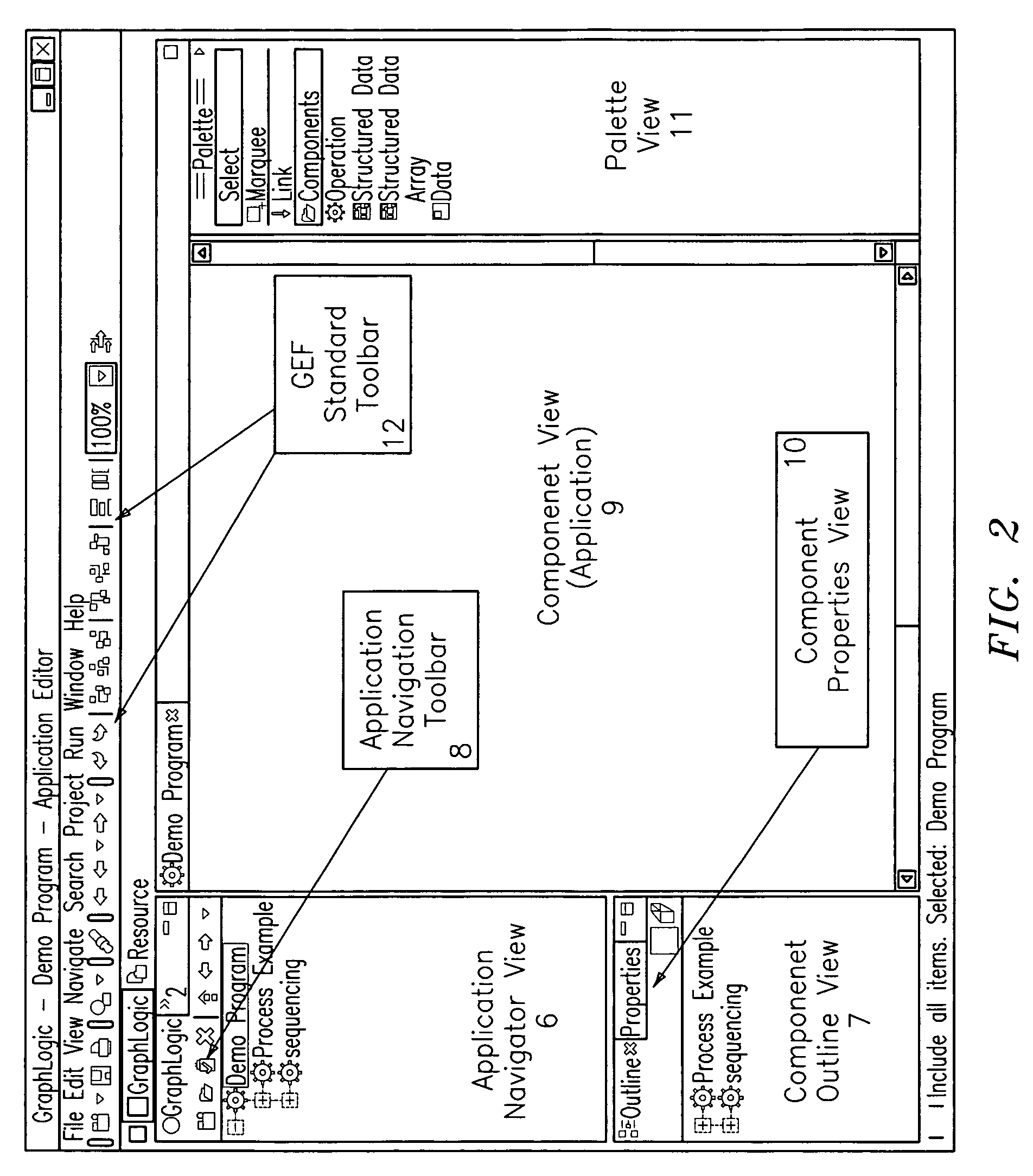 Object process graph application controller-viewer