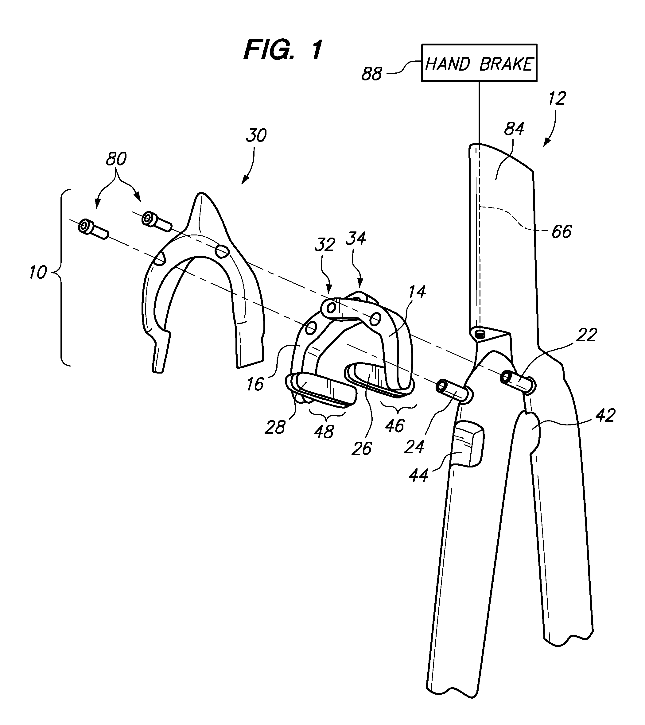 Brake booster stiffening plate